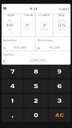 Diamond Price Calculate截图3