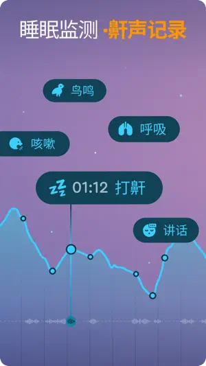 Sleep Cycle: 睡眠监测梦话鼾声记录及智能闹钟截图3