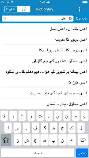 English - Urdu Offline Dictionary截图5