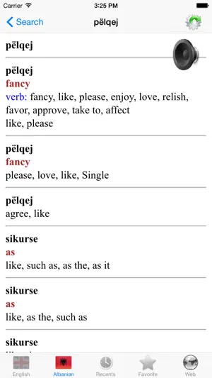 Albanian English dictionary -Fjalor Anglisht Shqip截图3