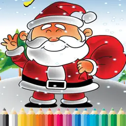 聖誕節彩圖 - 孩子的油漆