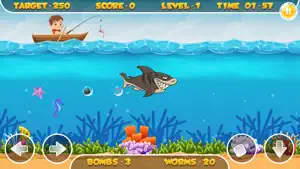 Fishing Frenzy - 钓鱼游戏 游戏为孩子们截图1