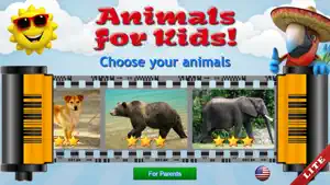 Animals for Kids, toddler game截图1