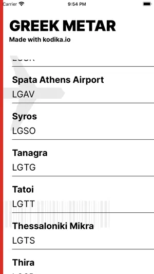 Greek METAR截图2