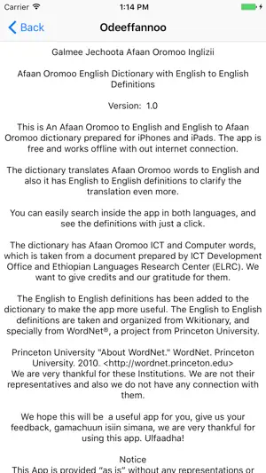 Afan Oromo English Dictionary截图5