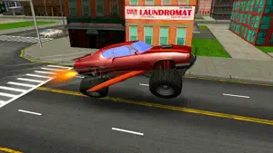 飞行怪物卡车驾驶 -  3D卡车模拟器截图5
