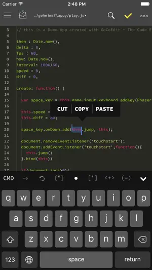 GoCoEdit - Code & Text Editor截图1