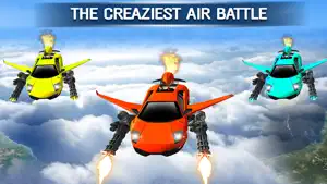 Car Shooting Flying Battle Sim截图2